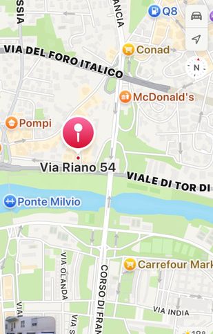 Appartamento in residenziale in Via Riano 54