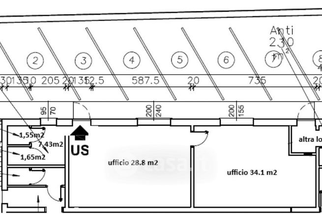 Ufficio in commerciale in Viale delle Industrie