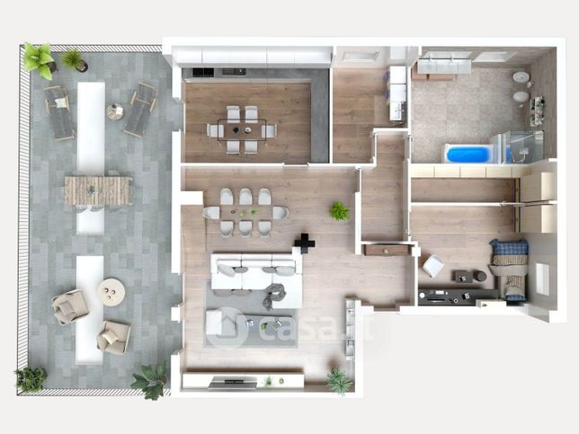 Appartamento in residenziale in Via Giordano Colombo 1 B
