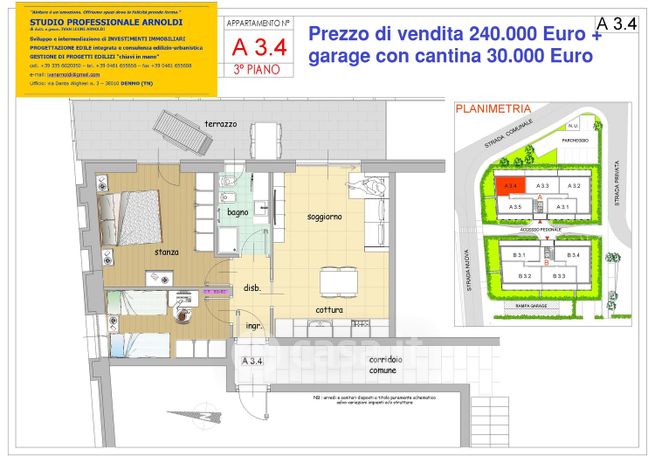 Appartamento in residenziale in Via della Canova