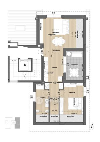 Appartamento in residenziale in Via Giuseppe Garibaldi 7