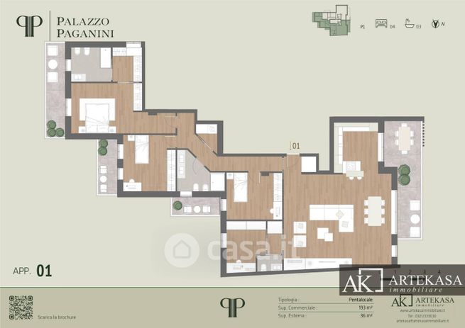 Appartamento in residenziale in Via Pietro Paganini 8