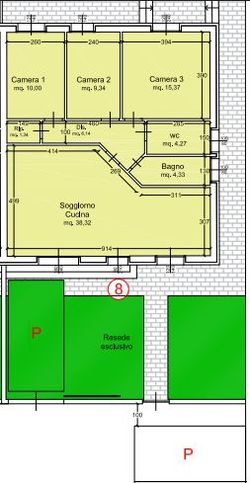 Appartamento in residenziale in Via Tosco Romagnola