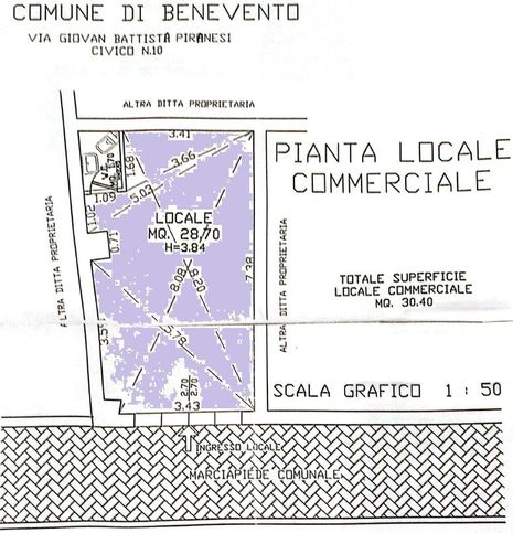 Negozio/locale commerciale in commerciale in Via Giovan Battista Piranesi 10