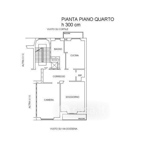Appartamento in residenziale in Via Giovanni Dossena