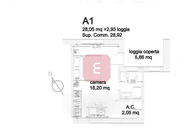 Appartamento in residenziale in Via Mattia Battistini 550