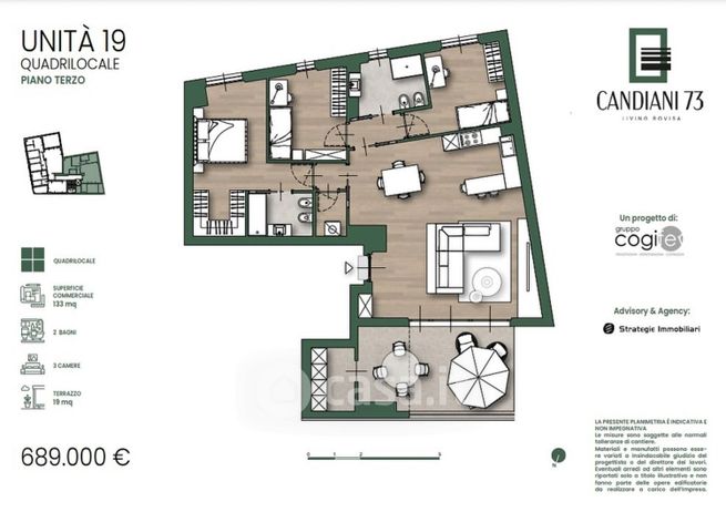 Appartamento in residenziale in Via Giuseppe Candiani 73