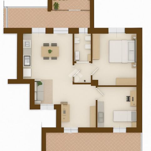 Appartamento in residenziale in Piazza Savonarola 3