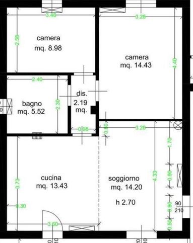 Appartamento in residenziale in Maddalena di cazzano