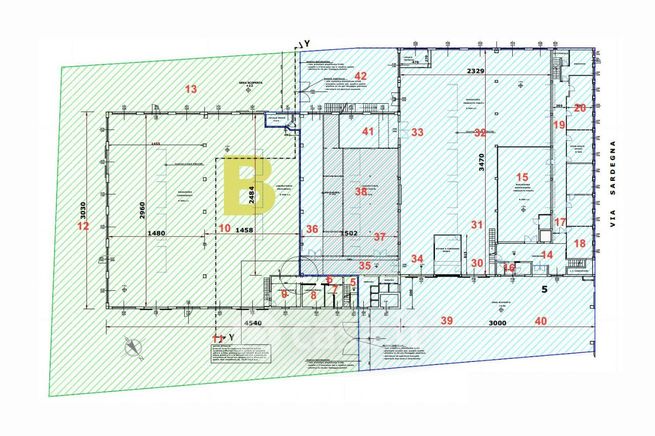 Capannone in commerciale in Via Sardegna 3