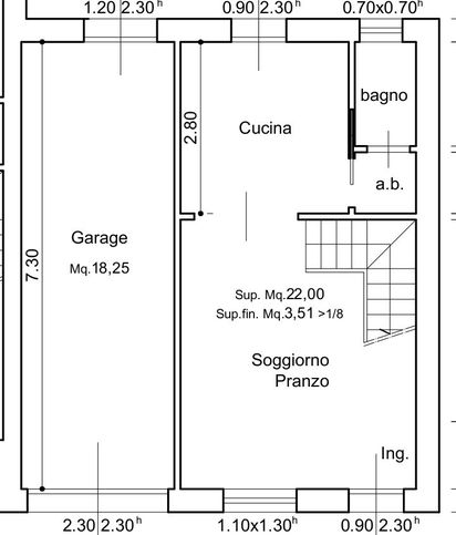 Villetta a schiera in residenziale in 