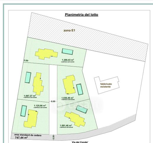Terreno edificabile in residenziale in Via Condò
