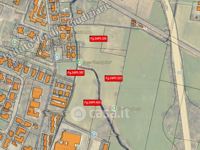Terreno agricolo in commerciale in Via San Bruno