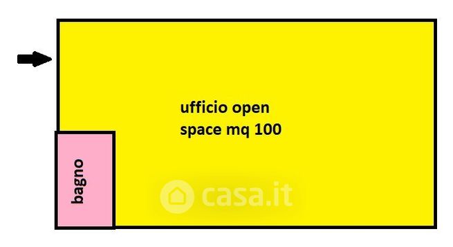 Ufficio in commerciale in Via Fiorentina 15