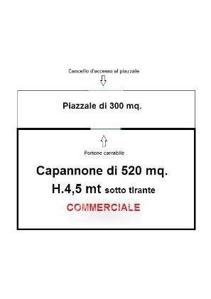 Capannone in commerciale in Viale dell'Unione Europea 50