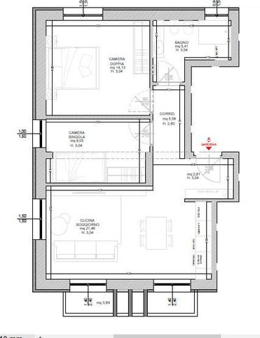 Appartamento in residenziale in Via Giosuè Carducci 20