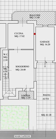 Villetta a schiera in residenziale in Via Dante Alighieri 50054