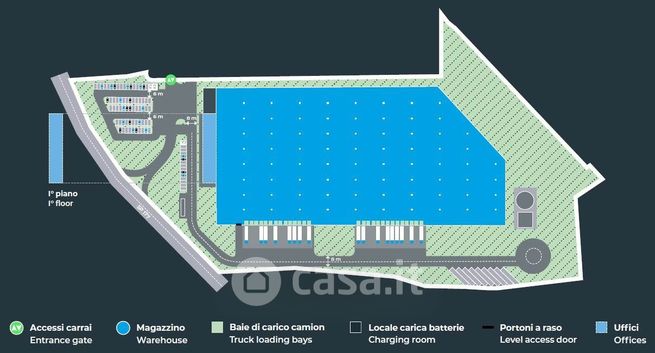 Capannone in commerciale in 