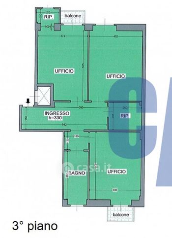 Ufficio in commerciale in Piazza Cincinnato