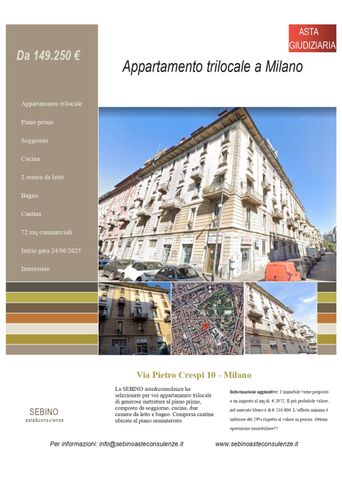 Appartamento in residenziale in Via Pietro Crespi 10