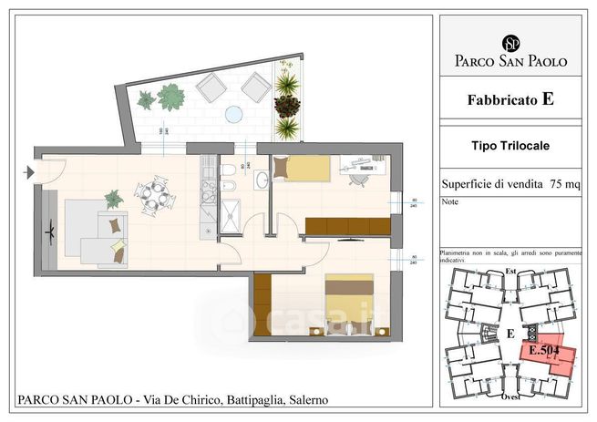Appartamento in residenziale in Via de Chirico