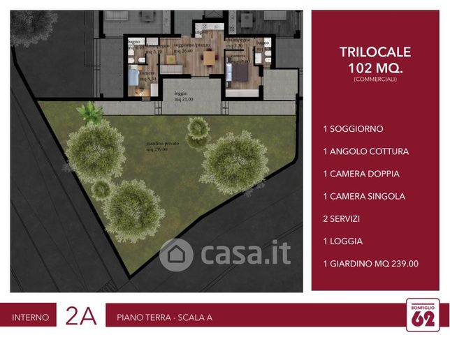 Appartamento in residenziale in Via Francesco Bonfiglio 62