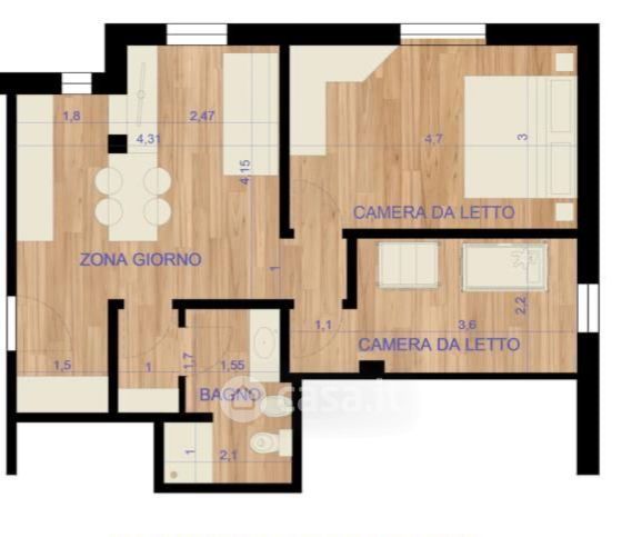 Appartamento in residenziale in zona zena
