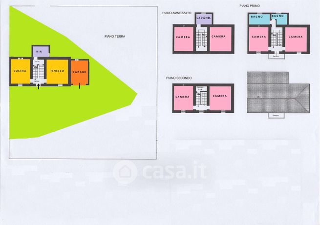 Casa indipendente in residenziale in Via dell'Appennino 82