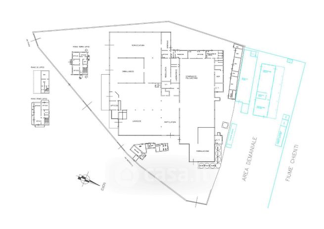 Capannone in commerciale in Via Fratte 24