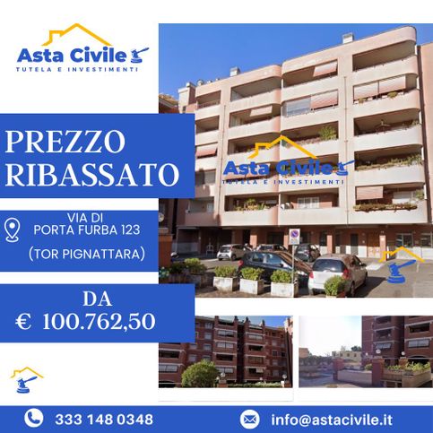 Appartamento in residenziale in Via di Porta Furba 123