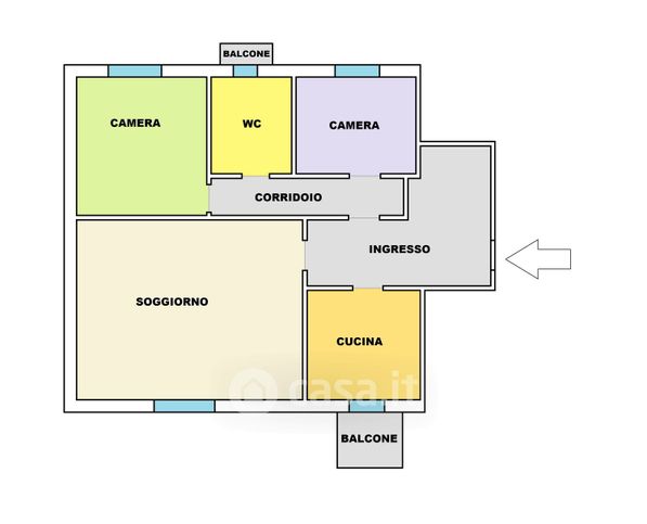 Appartamento in residenziale in Via Giacomo Quarenghi 30