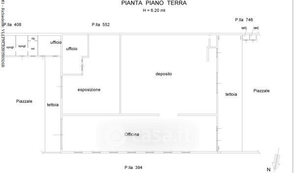 Capannone in commerciale in 