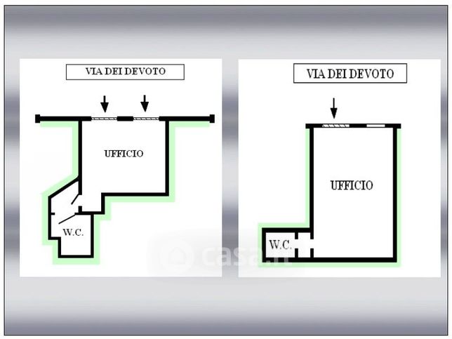 Ufficio in commerciale in Via dei Devoto