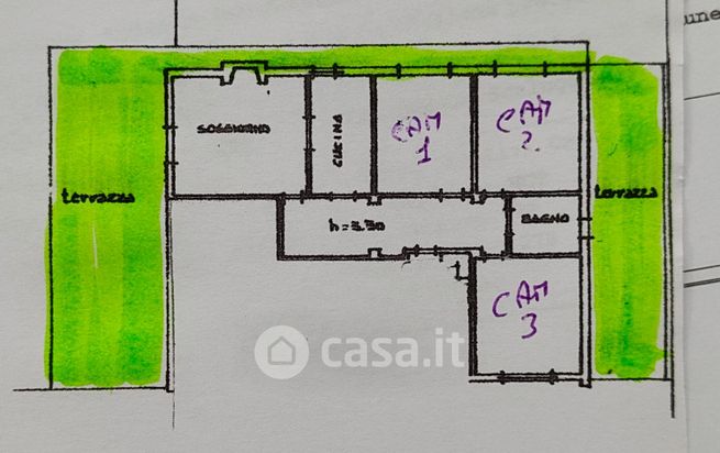 Appartamento in residenziale in Via Europa 324