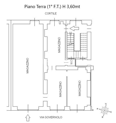 Capannone in commerciale in Via Paolo Sacchi 54