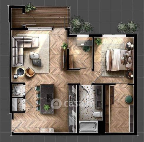 Appartamento in residenziale in Via Attilio Galli