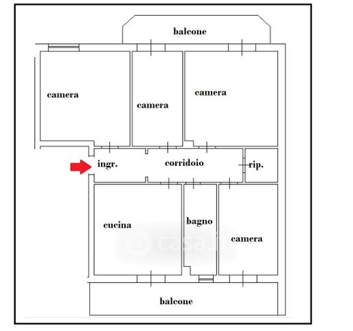 Appartamento in residenziale in Via Filomena Marturano