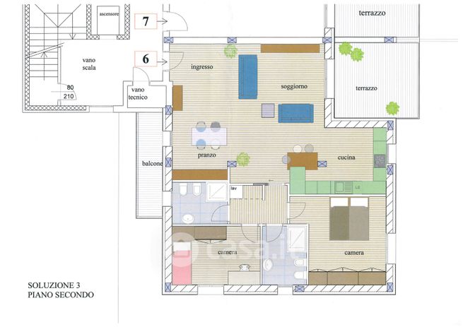 Attico/mansarda in residenziale in 