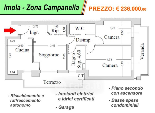 Appartamento in residenziale in Via Carlo Pisacane