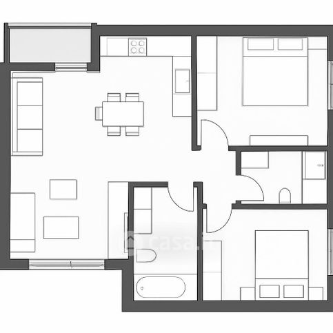 Appartamento in residenziale in Via Broccaindosso