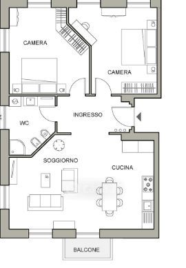Appartamento in residenziale in Via Toscana