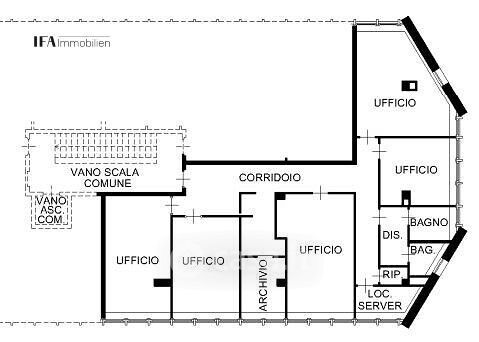 Ufficio in commerciale in Via della Mendola 44