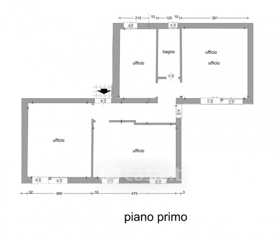 Ufficio in commerciale in Via Cervese 2000