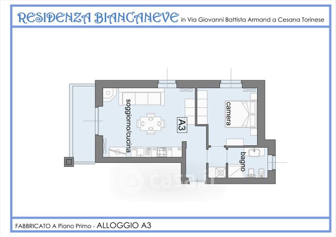 Appartamento in residenziale in Piazza Fraiteve 5