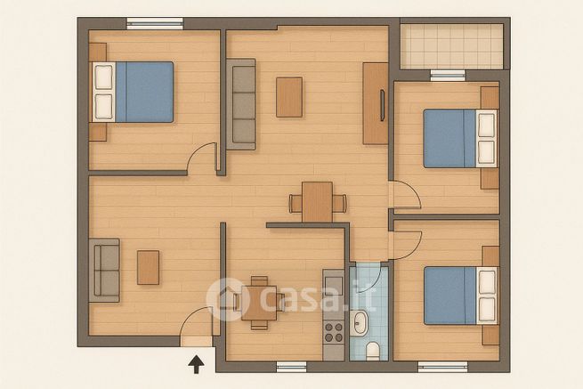 Appartamento in residenziale in Via Grazia Deledda