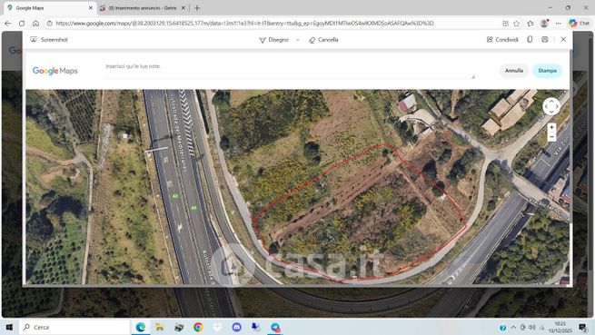 Terreno edificabile in residenziale in Via Siclari Concessa