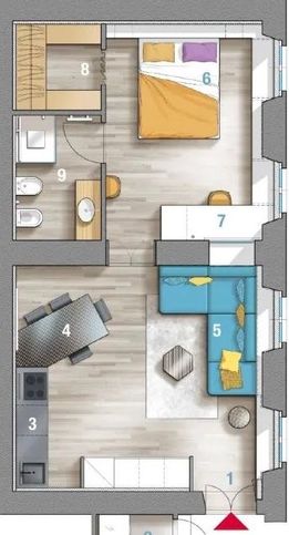 Appartamento in residenziale in Via della Beverara