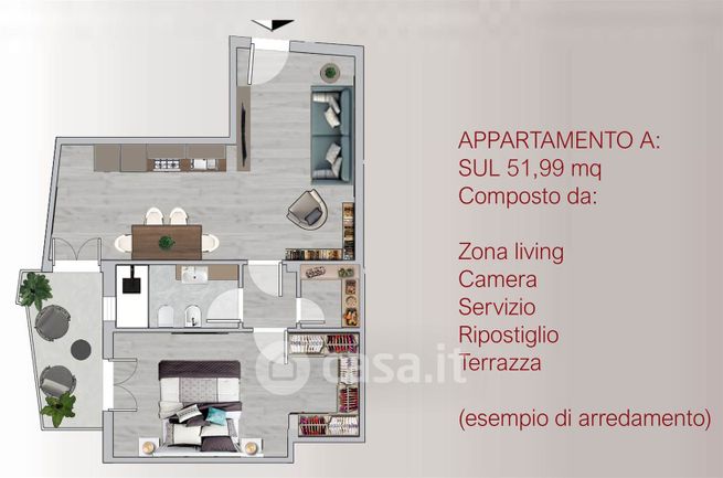 Appartamento in residenziale in Viale Francesco Redi 69