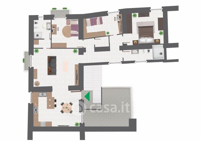 Appartamento in residenziale in Via Sant'Anna 3