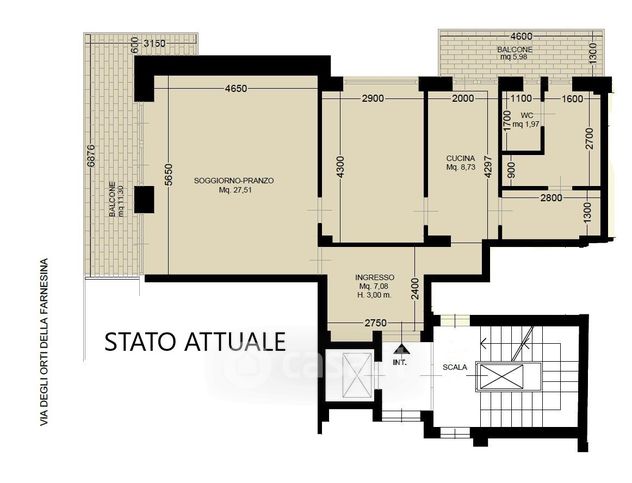 Appartamento in residenziale in Via degli Orti della Farnesina